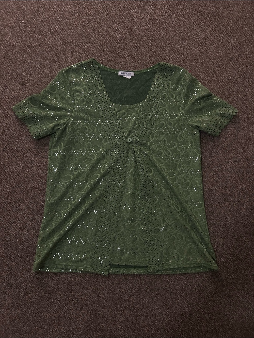 Belle Amie Blouse With Front Insert